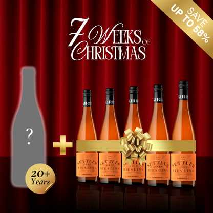 Week 5 Christmas Special: 'The Settler' Riesling Vertical Tasting 6-Pack Including Mystery 20+ Year Old
