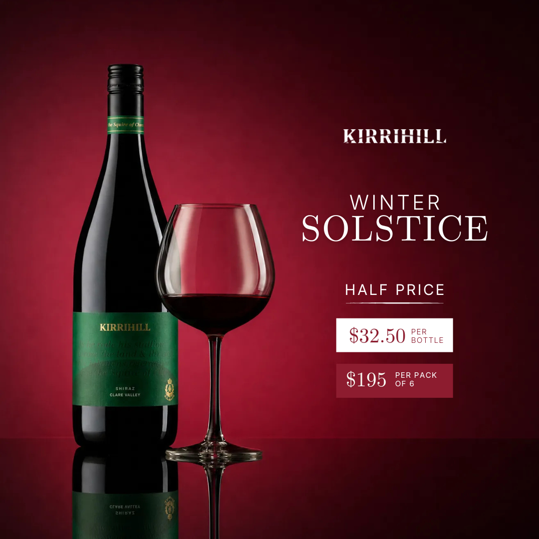 Winter Solstice Offer - 'The Squire' Shiraz 2020, Clare Valley 6-Pack